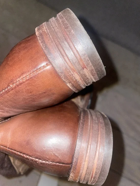 Free People Rare Black Forest Over the Knee-High Boot in Marrone Brown - Picture 4 of 10